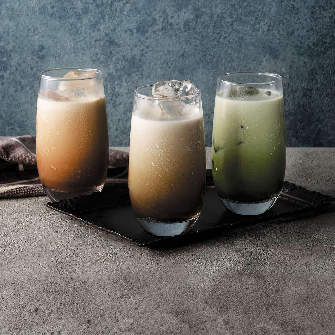ラテの素シリーズ(マサラチャイの素、抹茶ラテの素、ほうじ茶ラテの素)