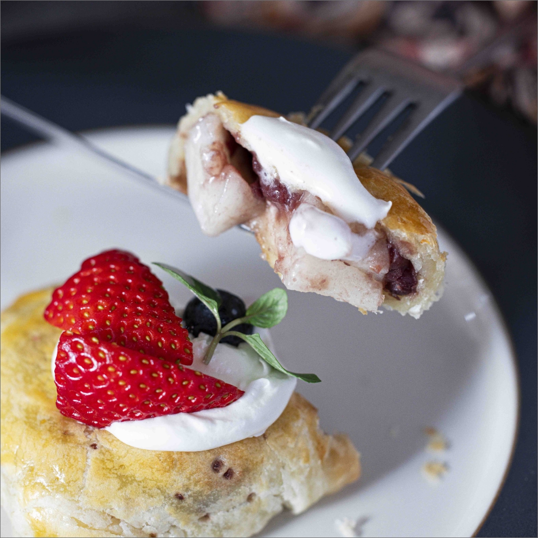 つぶあんとお餅のフロマージュパイ